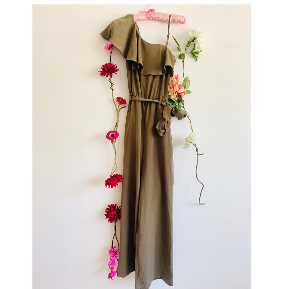 H&M olive green jumpsuit
